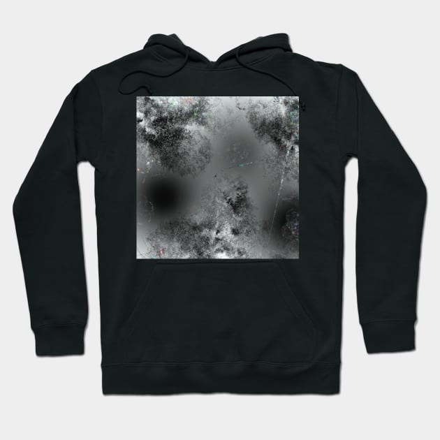 Monochrome abstract Hoodie by CreaKat